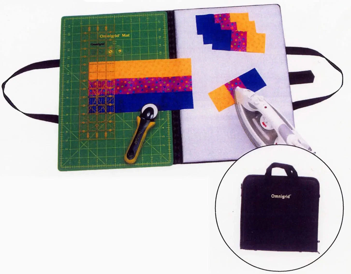 Omnigrid Foldaway Large Cutting Mat & Ironing Area 12in x 18in 1 Omnigrid Foldaway Large Cutting Mat & Ironing Area 12in x 18in