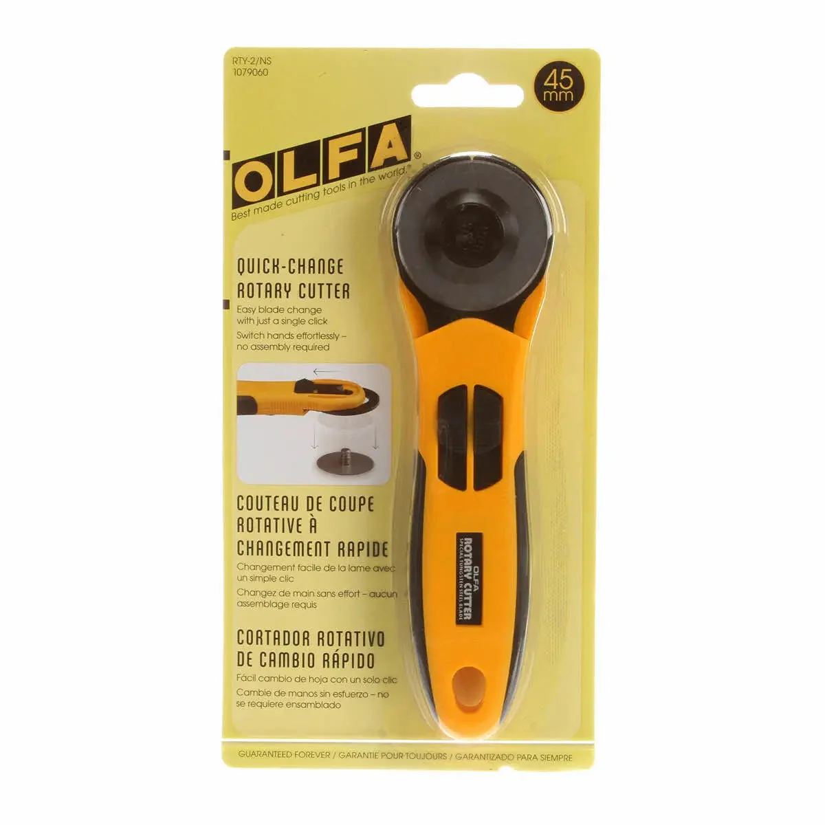 Olfa 45mm Quick Change Rotary Cutter 1 Olfa 45mm Quick Change Rotary Cutter