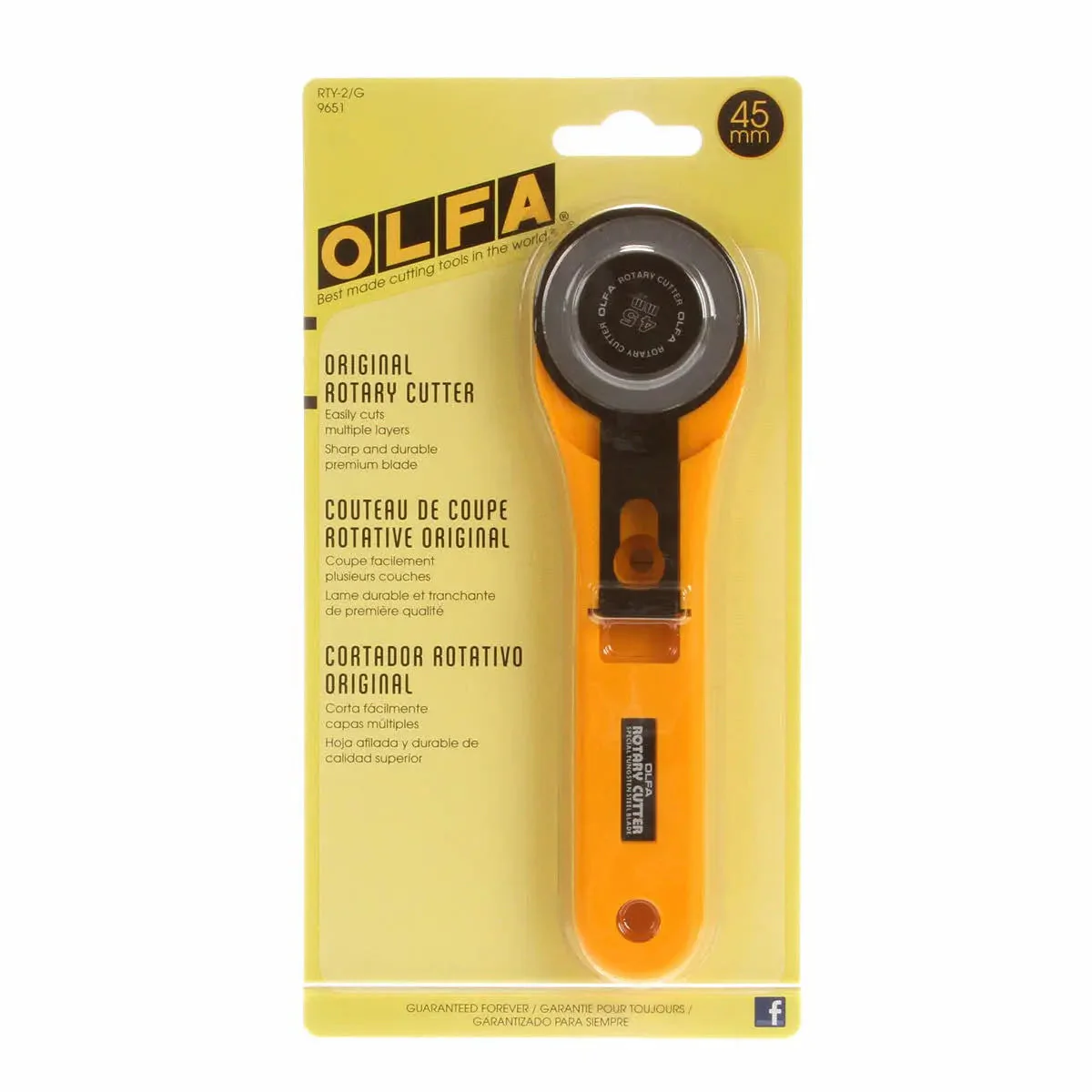 Olfa 45mm Large Rotary Cutter 1 Olfa 45mm Large Rotary Cutter