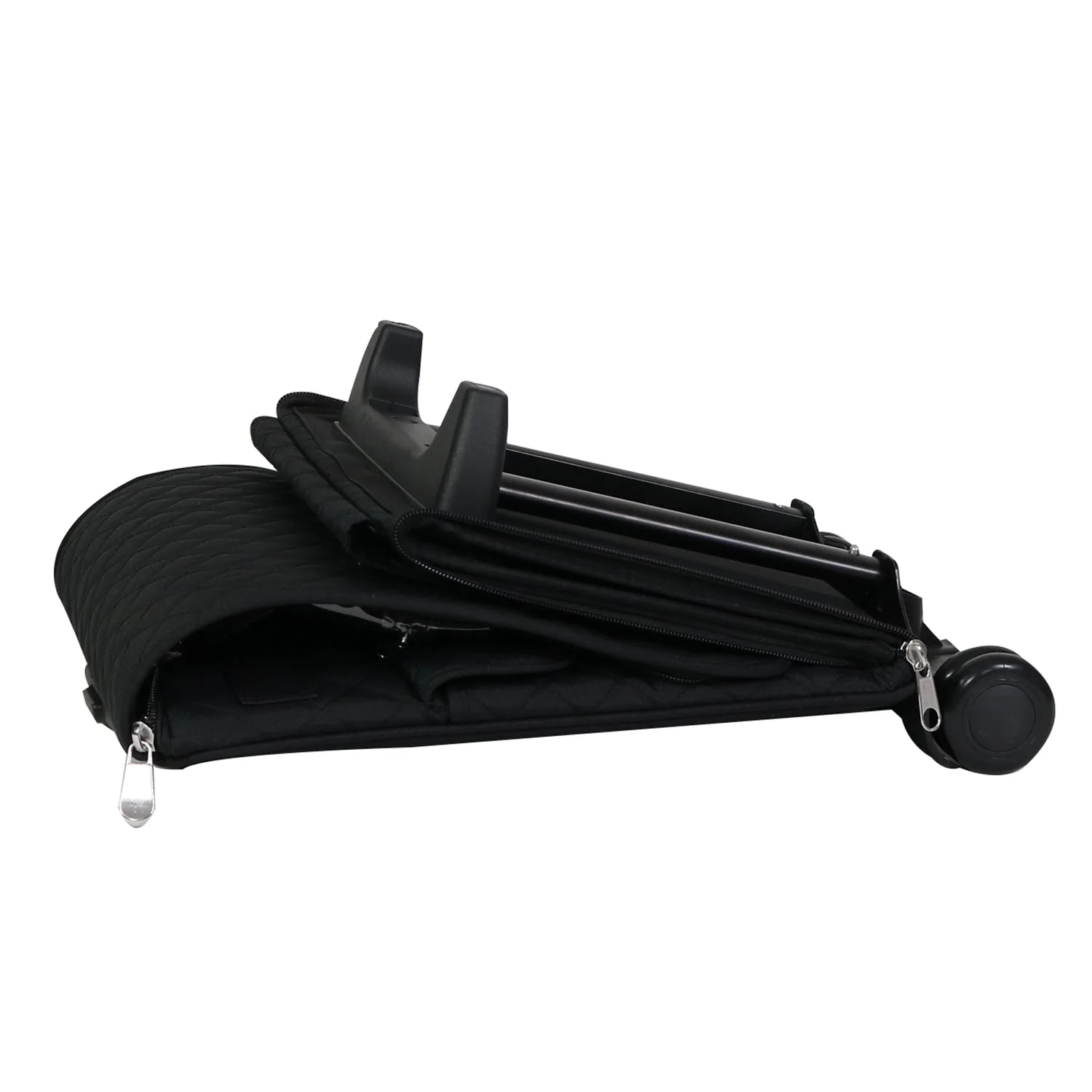 Collapsible Rolling Serger Machine Case, Black Quilted 11 Collapsible Rolling Serger Machine Case, Black Quilted