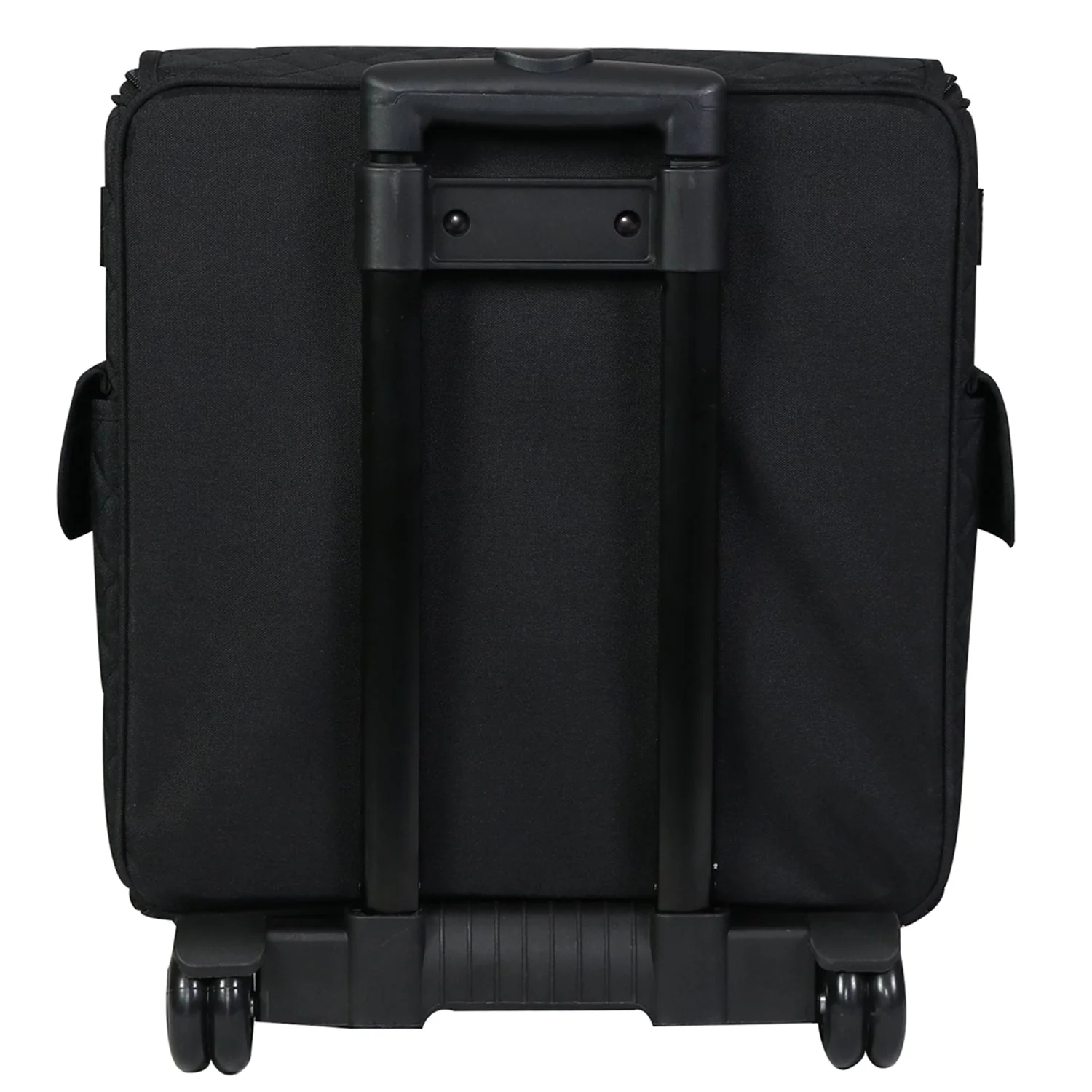 Collapsible Rolling Serger Machine Case, Black Quilted 6 Collapsible Rolling Serger Machine Case, Black Quilted