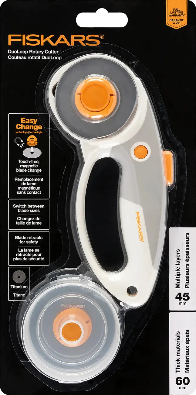 Fiskars Easy Change DuoLoop Rotary 45mm 60mm 1 Fiskars Easy Change DuoLoop Rotary 45mm 60mm