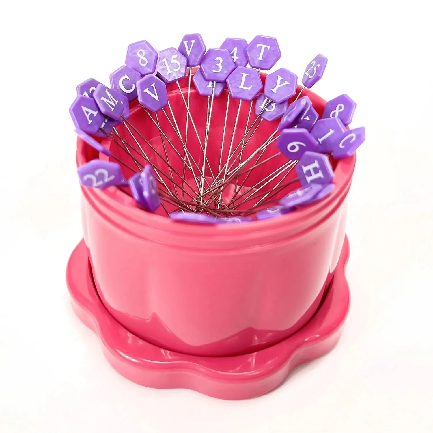 Magnetic Pin Cup Large Fortune Fuchsia 1 Magnetic Pin Cup Large Fortune Fuchsia