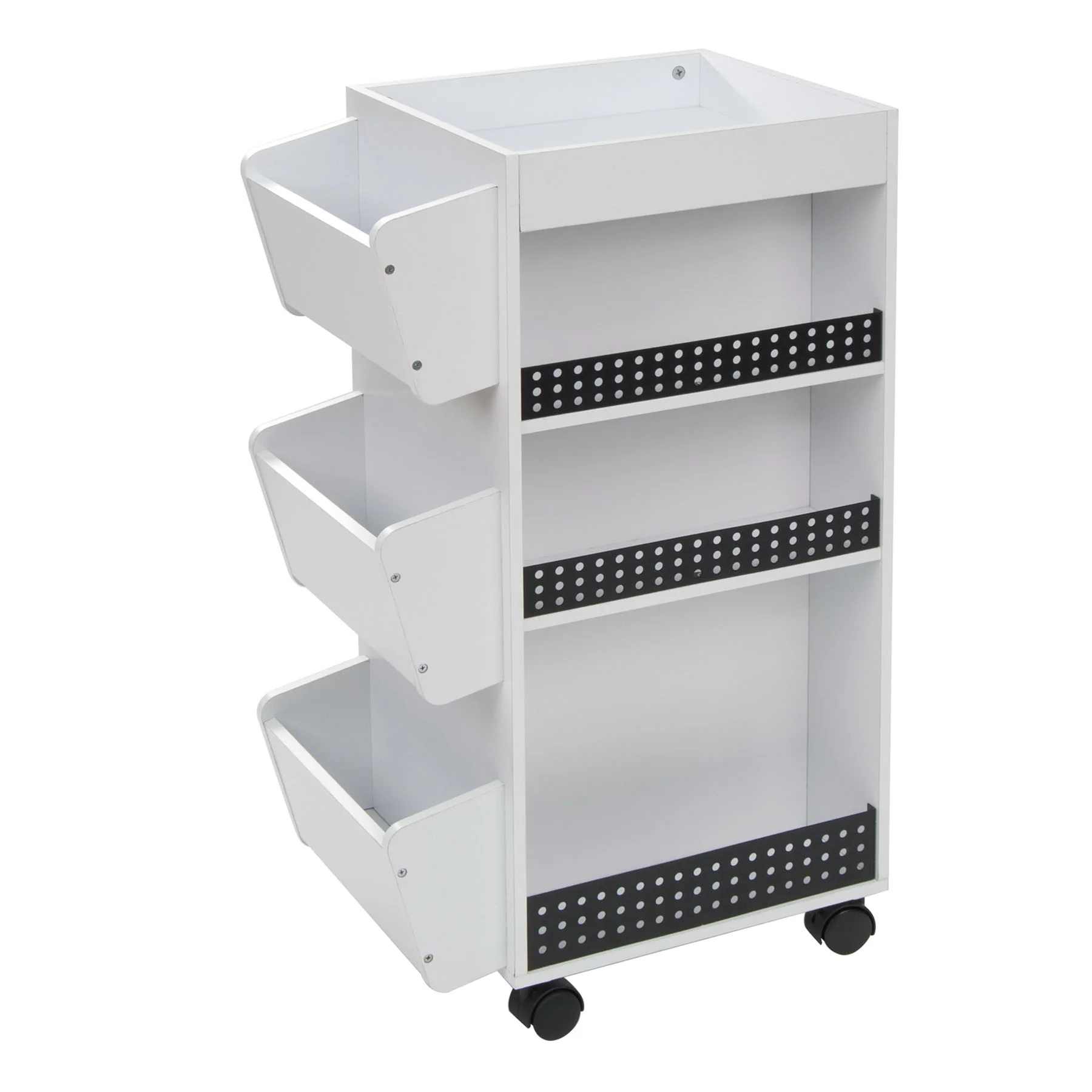 Swivel Organizer White / Black 16 Swivel Organizer White / Black