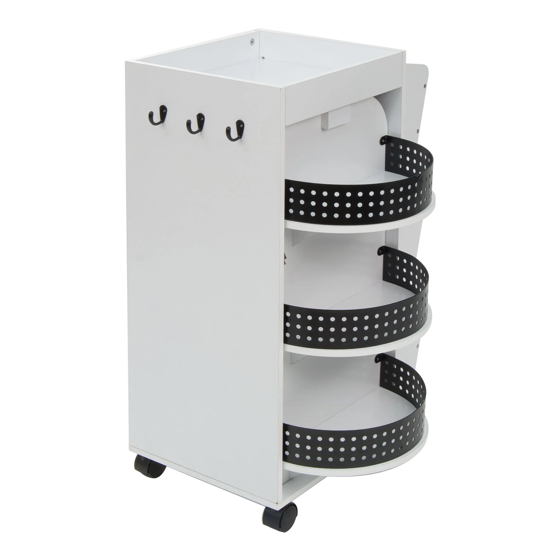 Swivel Organizer White / Black 17 Swivel Organizer White / Black