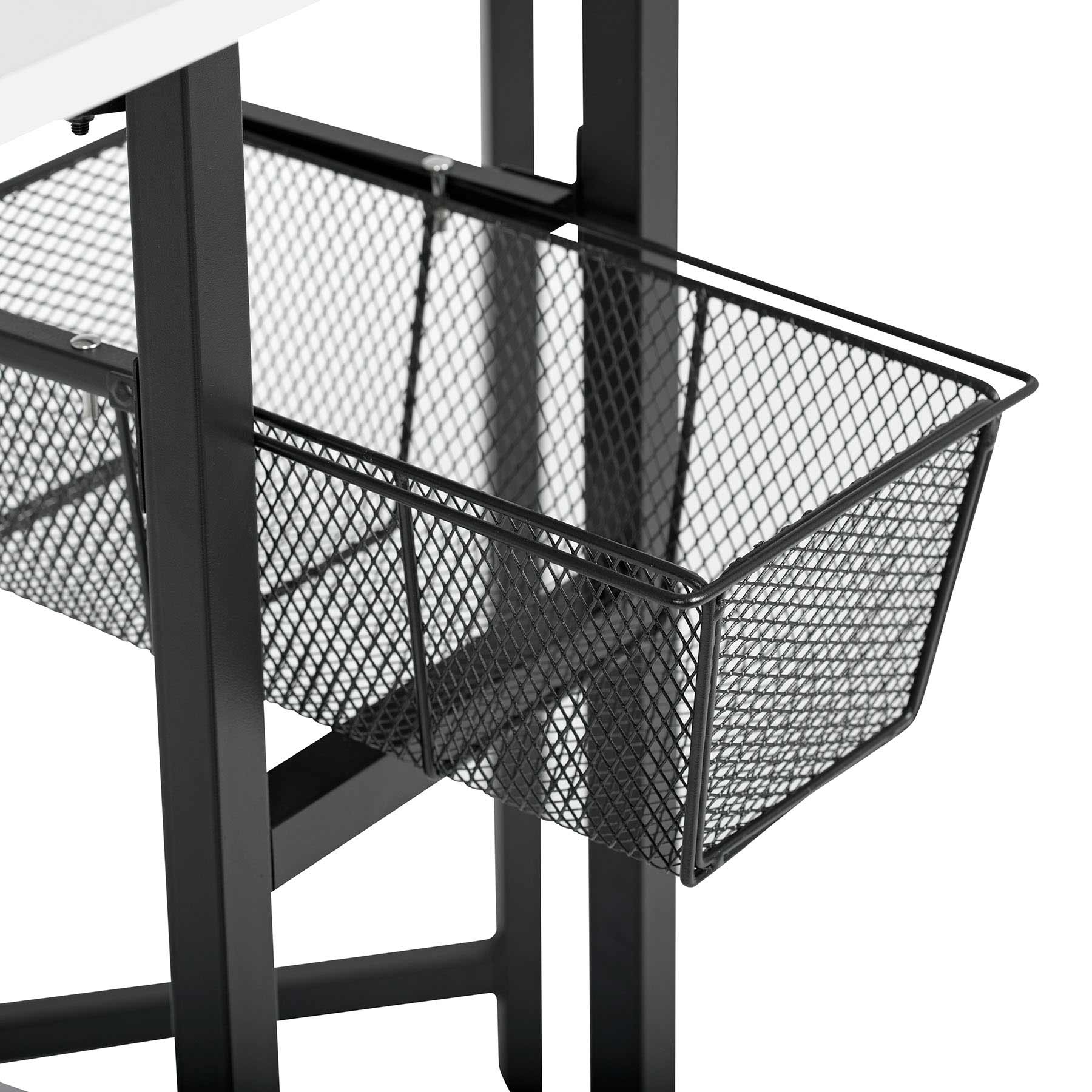Sew Ready 36" Cutting Table with Basket Charcoal / White 15 Sew Ready 36" Cutting Table with Basket Charcoal / White