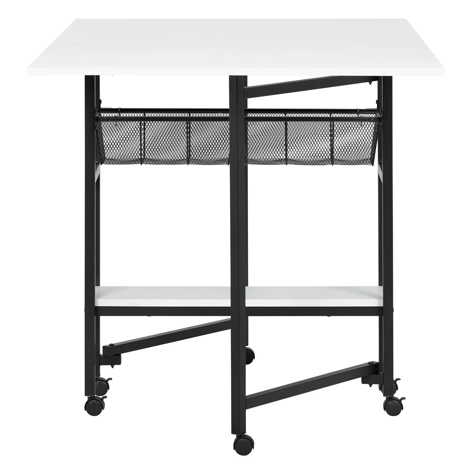Sew Ready 36" Cutting Table with Basket Charcoal / White 9 Sew Ready 36" Cutting Table with Basket Charcoal / White