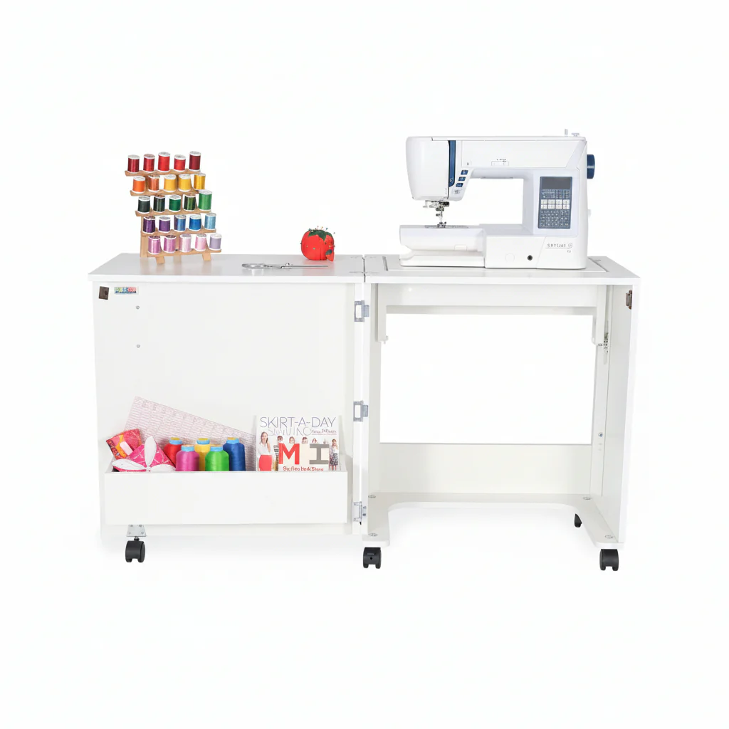 Judy Sewing Cabinet White 3 Judy Sewing Cabinet White