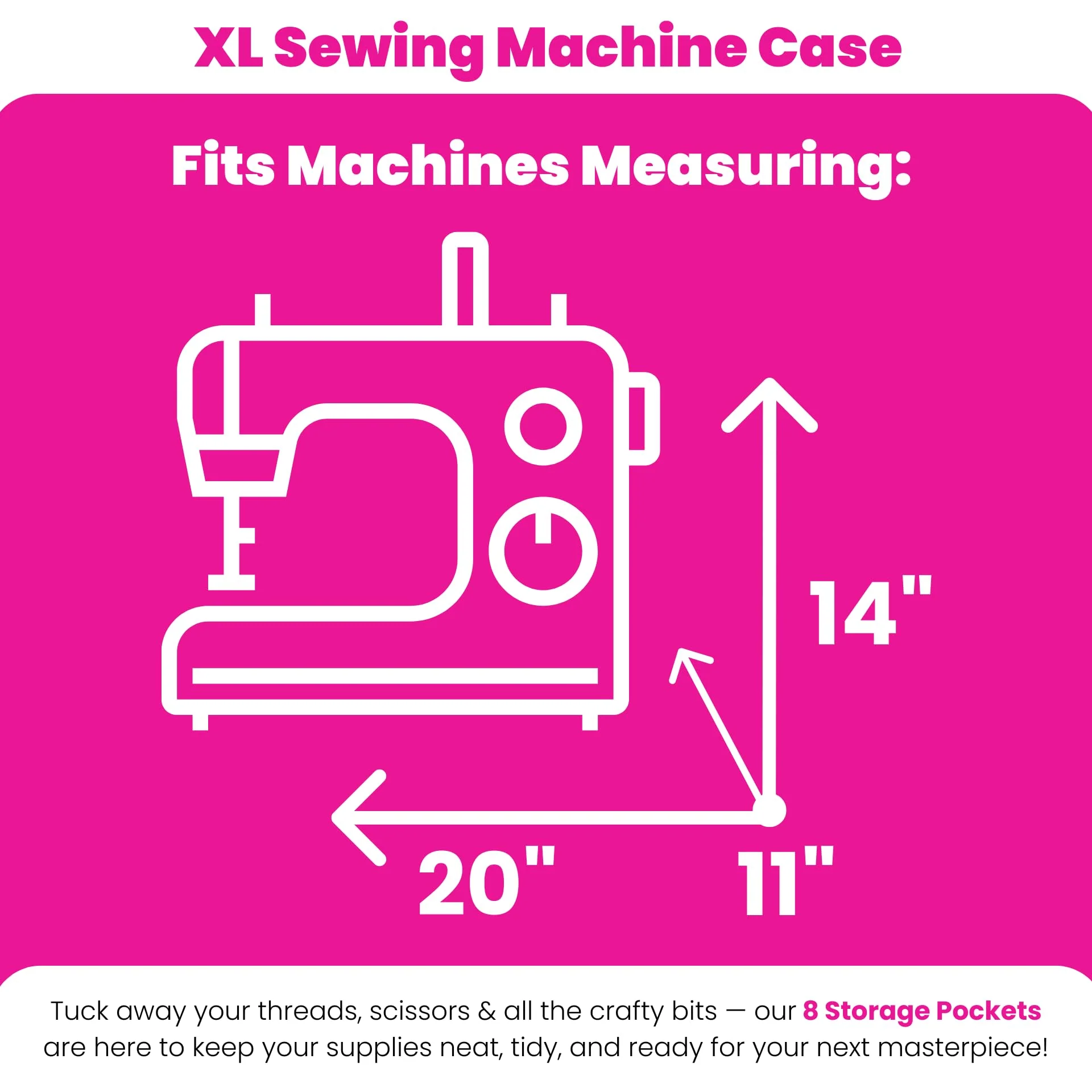 Everything Mary XL 4 Wheel Collapsible Rolling Sewing Machine Storage Case, Black Quilted 4 Everything Mary XL 4 Wheel Collapsible Rolling Sewing Machine Storage Case, Black Quilted