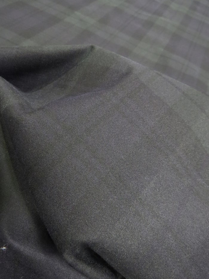 100% Waxed Cotton Tartan Plaid Canvas Fabric - Blackwatch 3 100% Waxed Cotton Tartan Plaid Canvas Fabric - Blackwatch