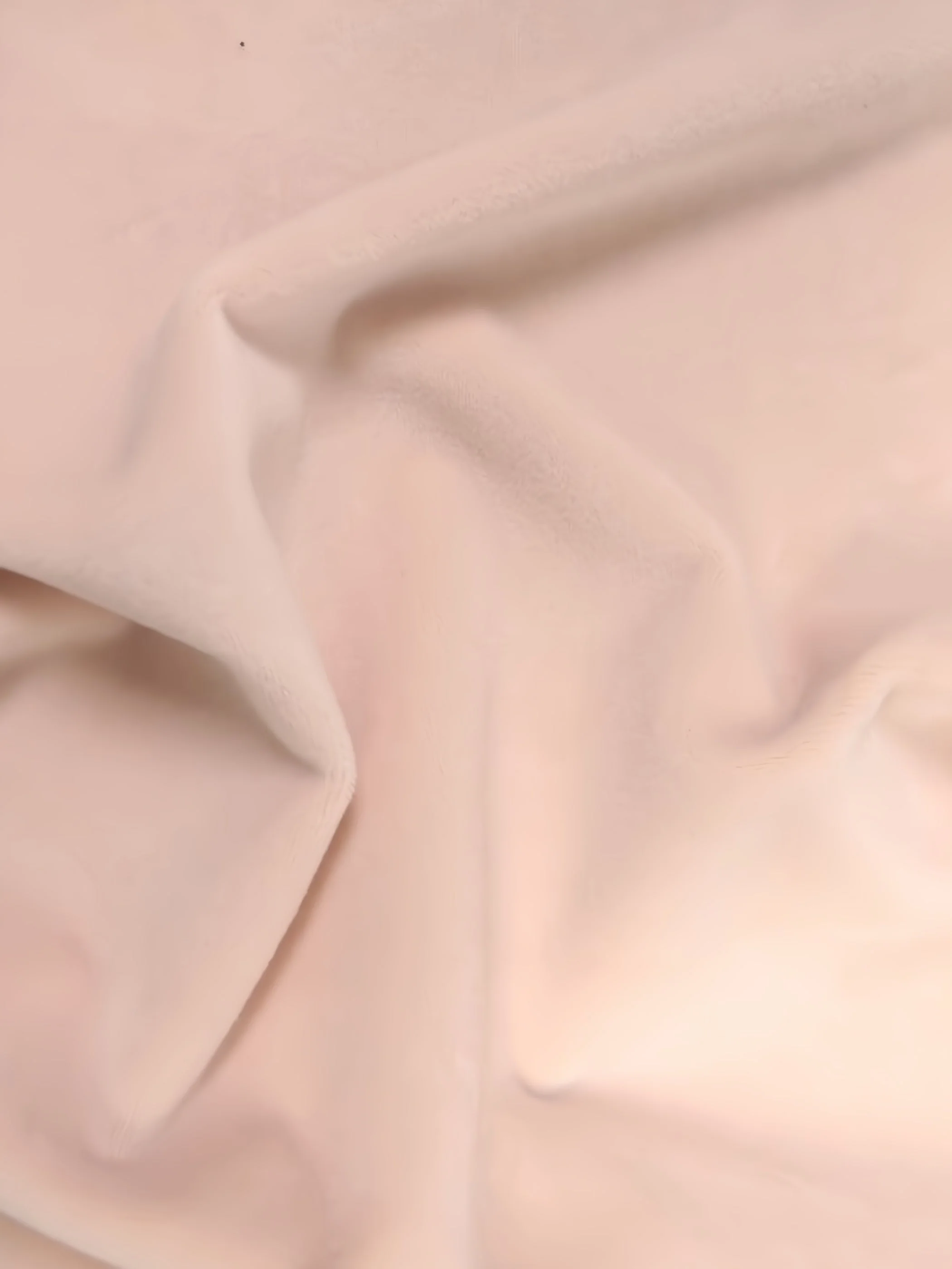 Blush Stretch Mochi Plush Minky / Soft Solid Fabric by the Yard 1 Blush Stretch Mochi Plush Minky / Soft Solid Fabric by the Yard