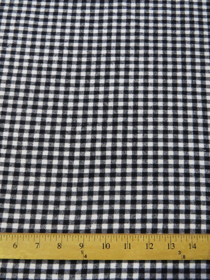 Buffalo Plaid Flannel Fabric Mini Black 2 Buffalo Plaid Flannel Fabric Mini Black
