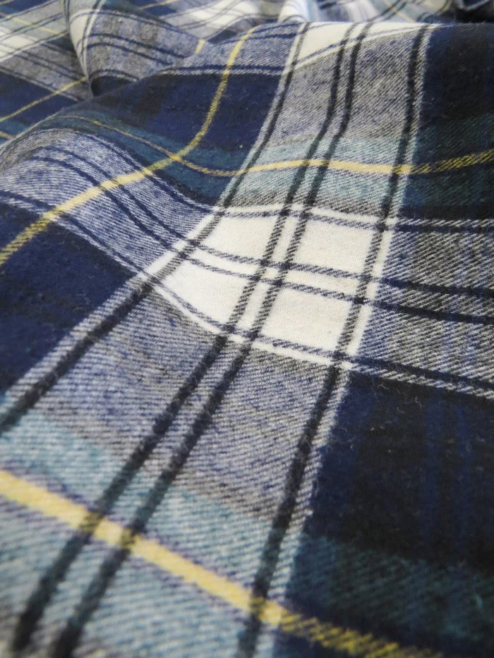Buffalo Plaid Flannel Fabric Mini Black 3 Buffalo Plaid Flannel Fabric Mini Black