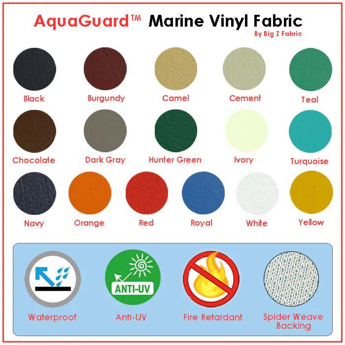 Camel Marine Vinyl Fabric / Sold By The Yard 6 Camel Marine Vinyl Fabric / Sold By The Yard