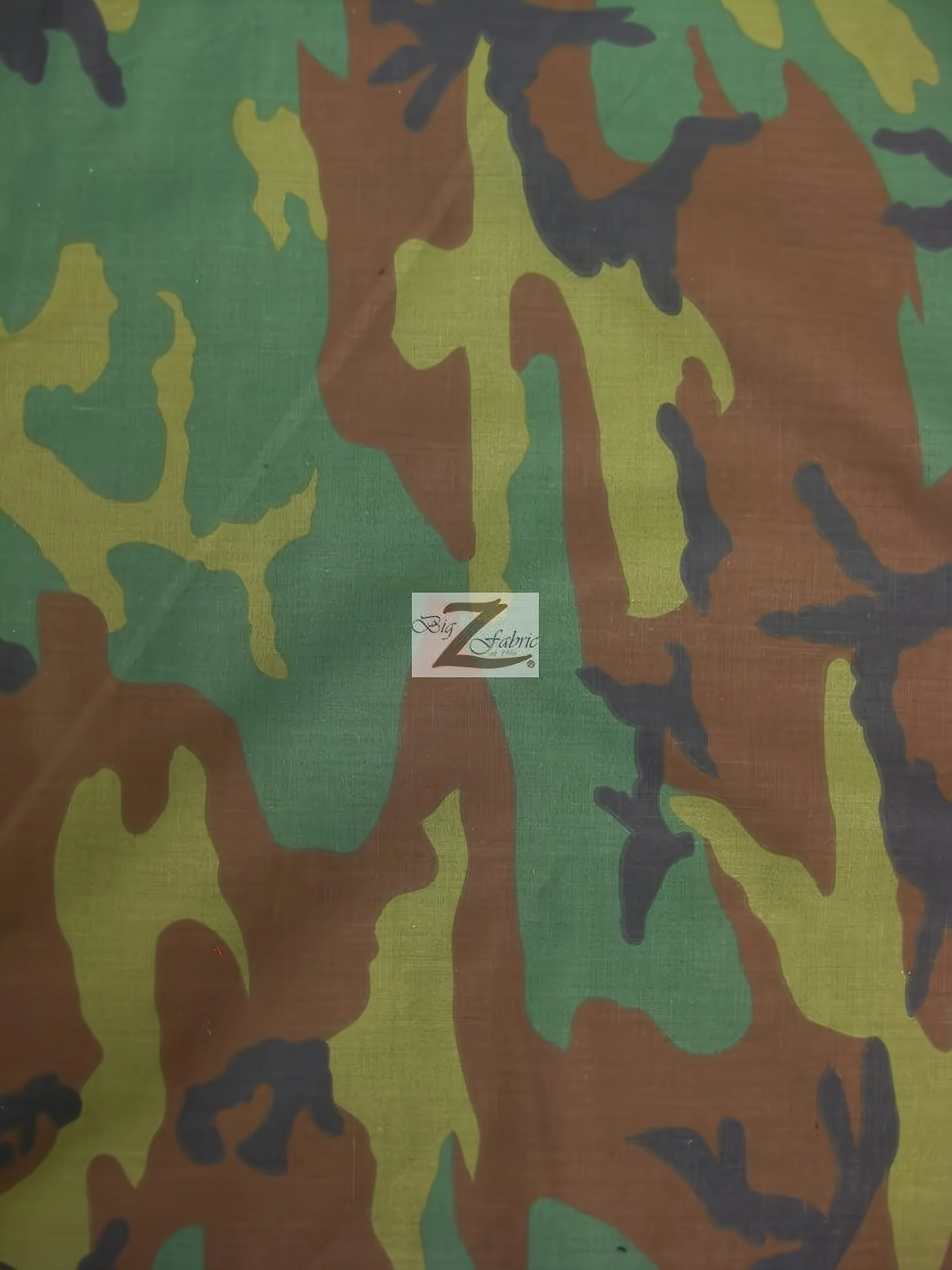 Camouflage Army 2 Cotton Polyester Fabric