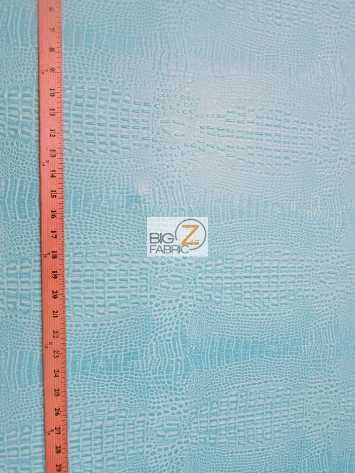 Charcoal Crocodile Marine Vinyl Fabric / Sold By The Yard 3 Charcoal Crocodile Marine Vinyl Fabric / Sold By The Yard