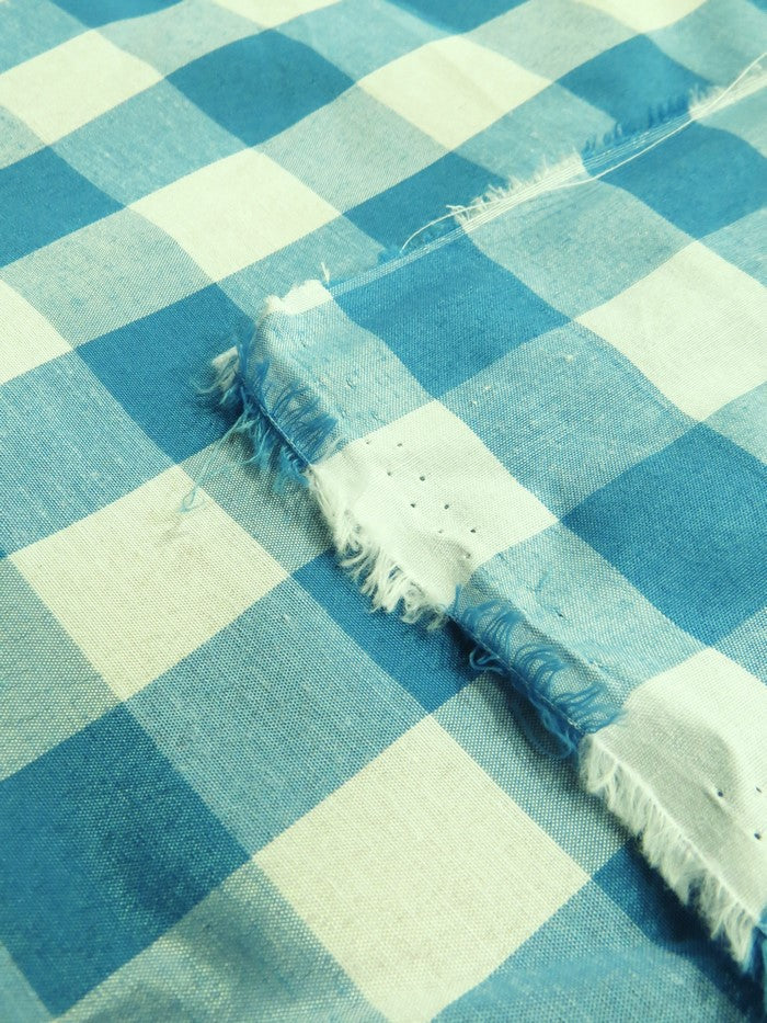 Checkered Gingham Poly Cotton Printed Fabric / Lavender / Sold By The Yard 4 Checkered Gingham Poly Cotton Printed Fabric / Lavender / Sold By The Yard