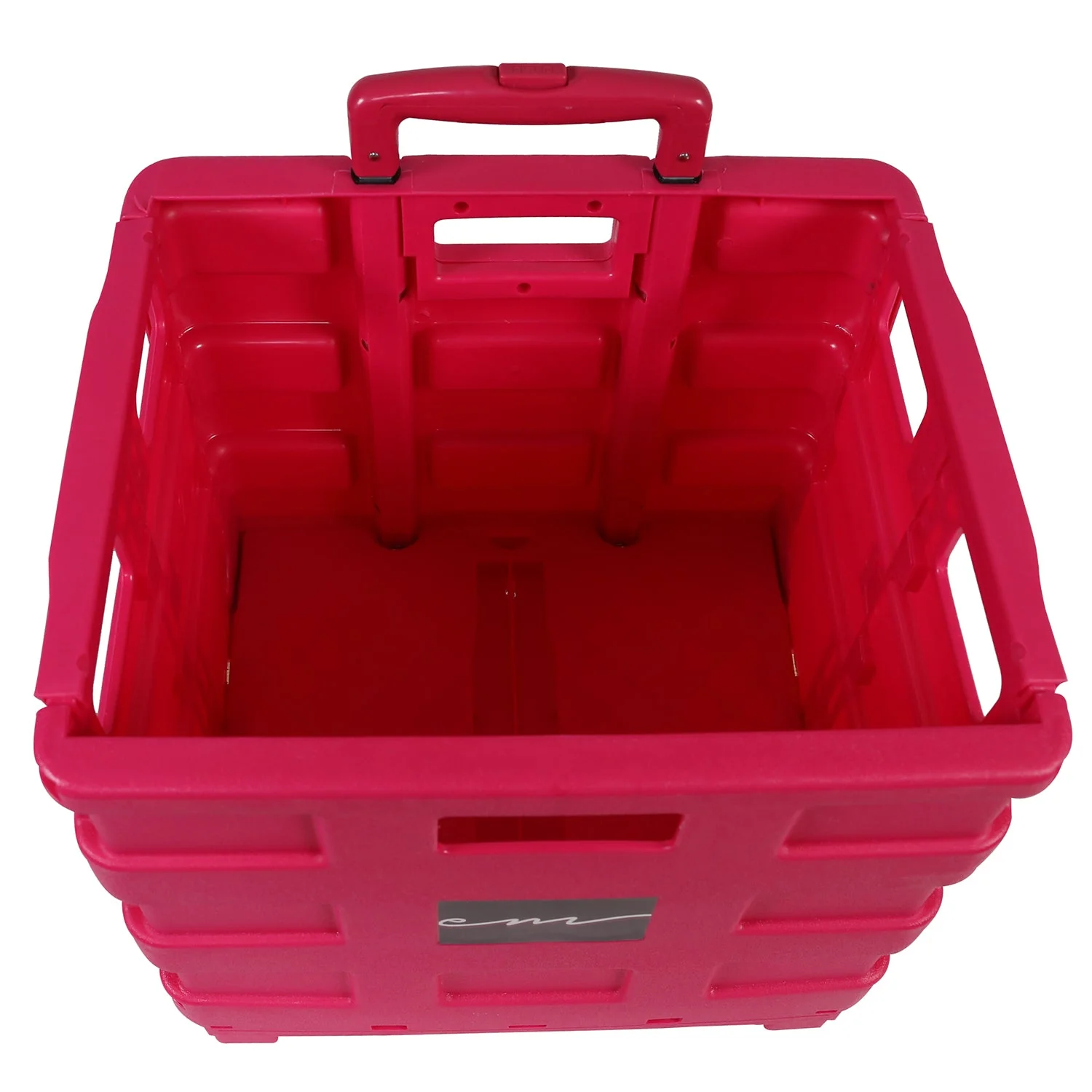Collapsible Rolling Craft Cart with Lid – Pink 7 Collapsible Rolling Craft Cart with Lid – Pink