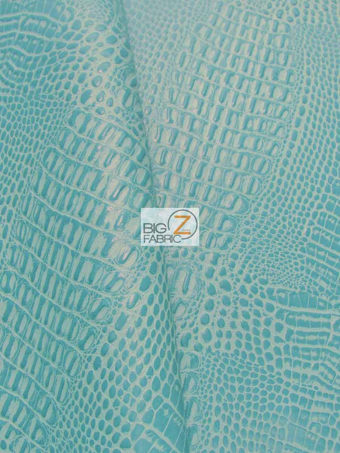 Cool Silver Crocodile Marine Vinyl Fabric / Sold By The Yard 6 Cool Silver Crocodile Marine Vinyl Fabric / Sold By The Yard