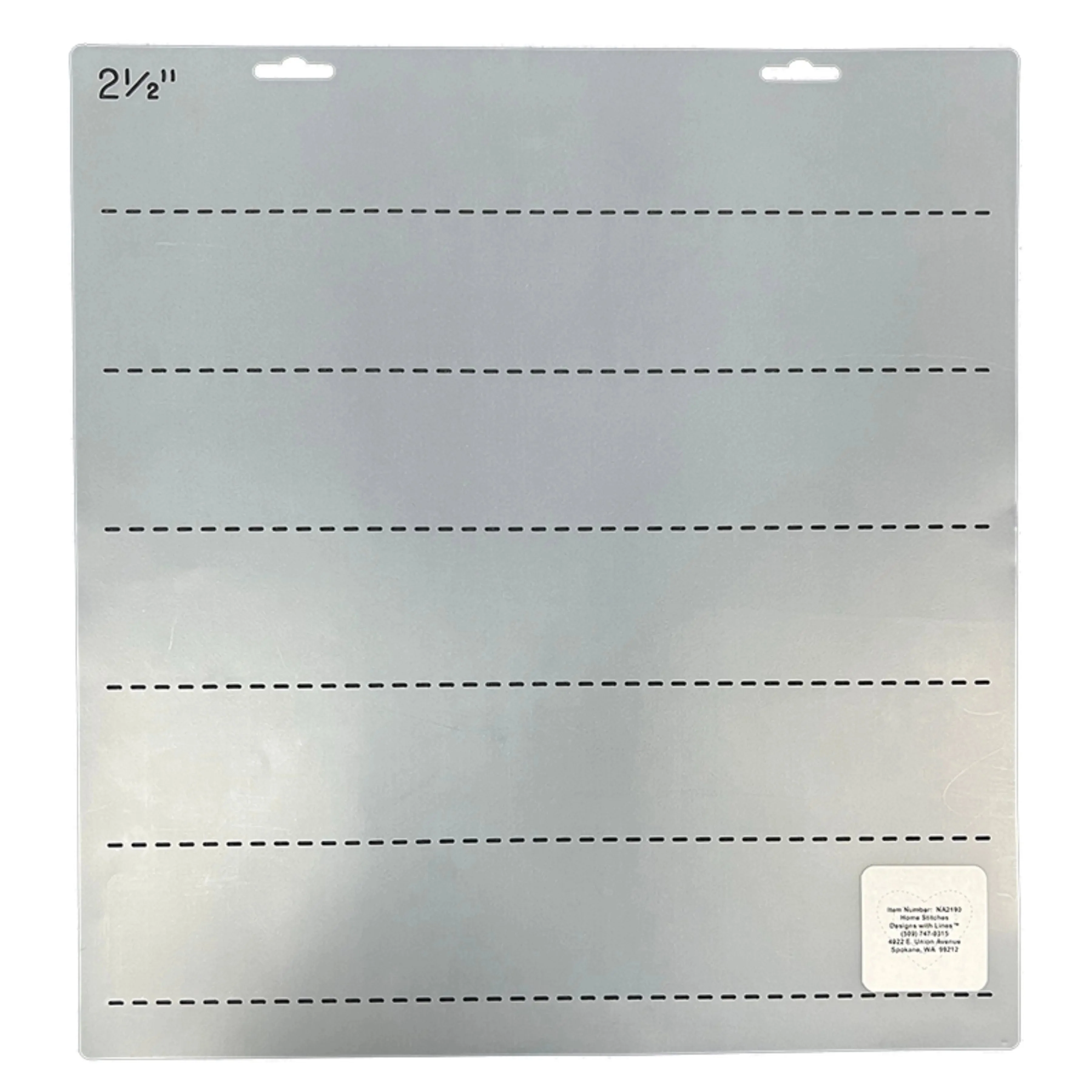 2 1/2" Straight Lines 14" Quilt Stencil