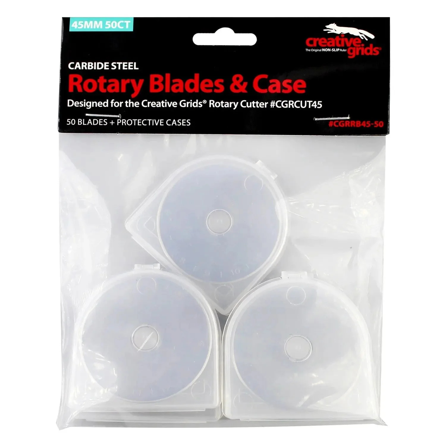 Creative Grids 45mm Replacement Rotary Blade 50pk 1 Creative Grids 45mm Replacement Rotary Blade 50pk