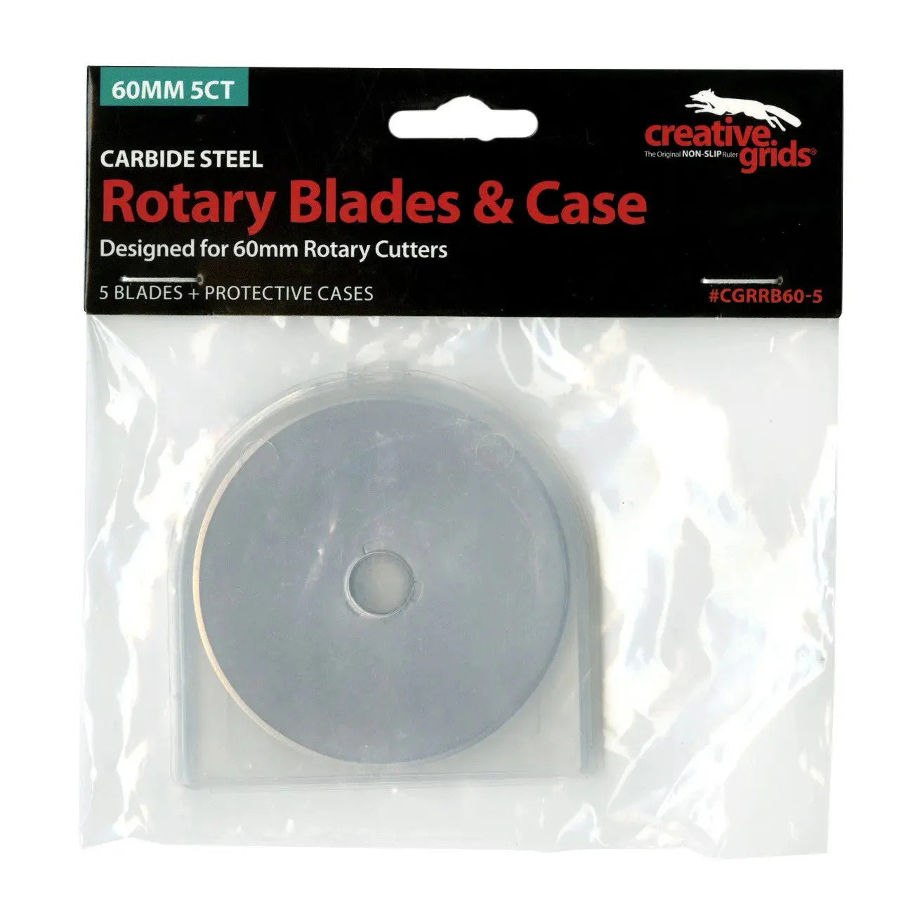 Creative Grids 60mm Replacement Rotary Blade 5pk 1 Creative Grids 60mm Replacement Rotary Blade 5pk