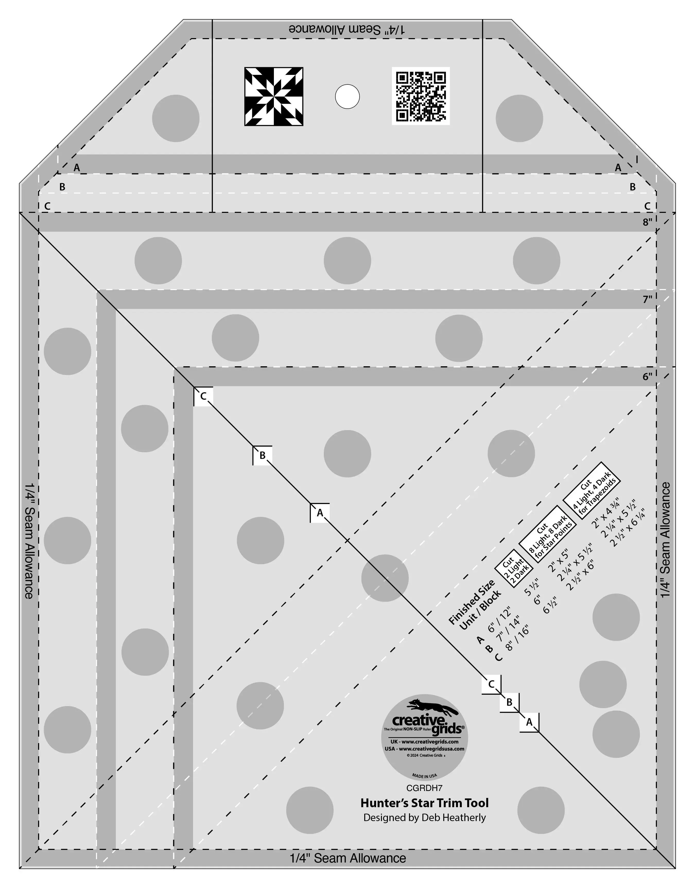 Creative Grids Hunter's Star Trim Tool 1 Creative Grids Hunter's Star Trim Tool