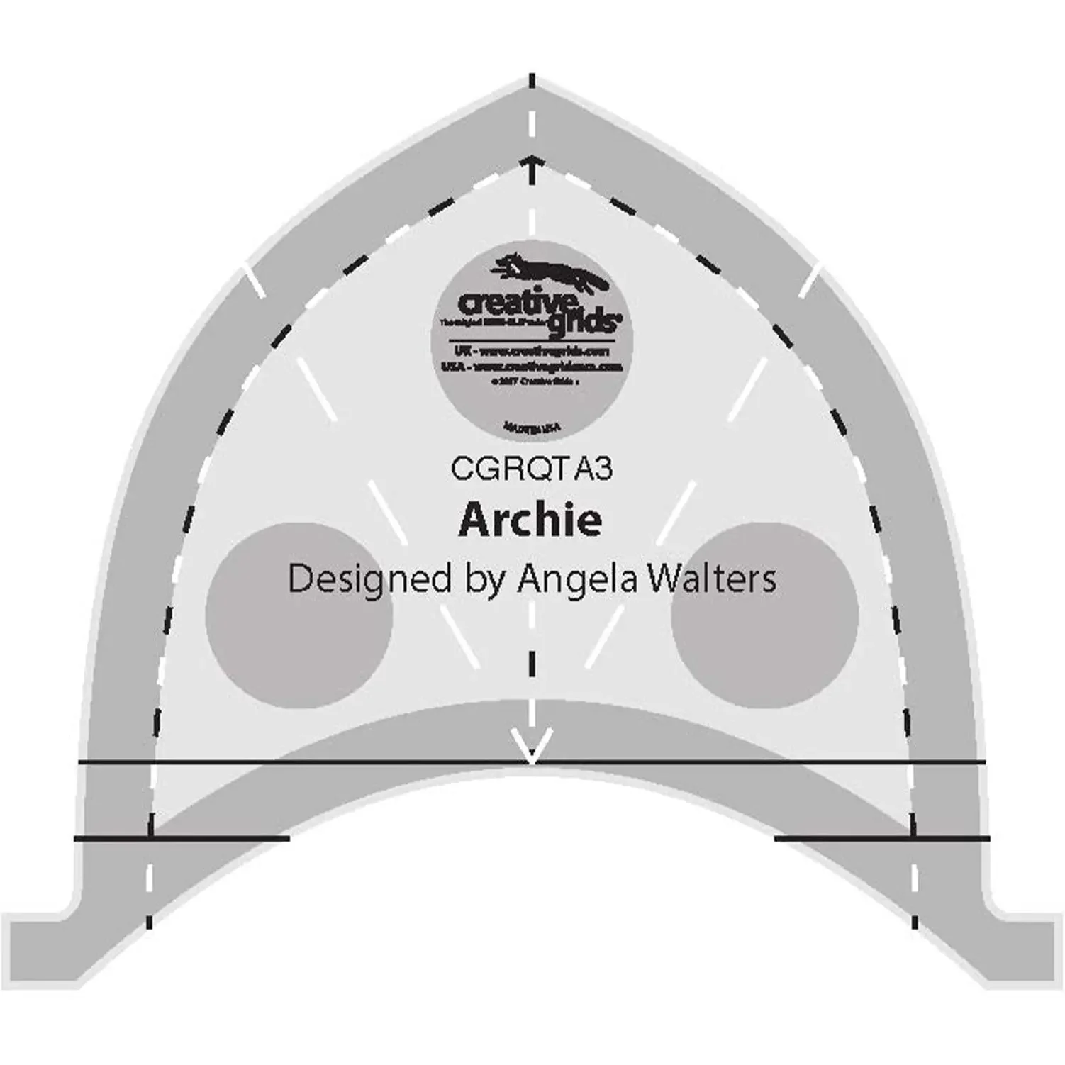 Creative Grids Machine Quilting Tool - Archie 1 Creative Grids Machine Quilting Tool - Archie