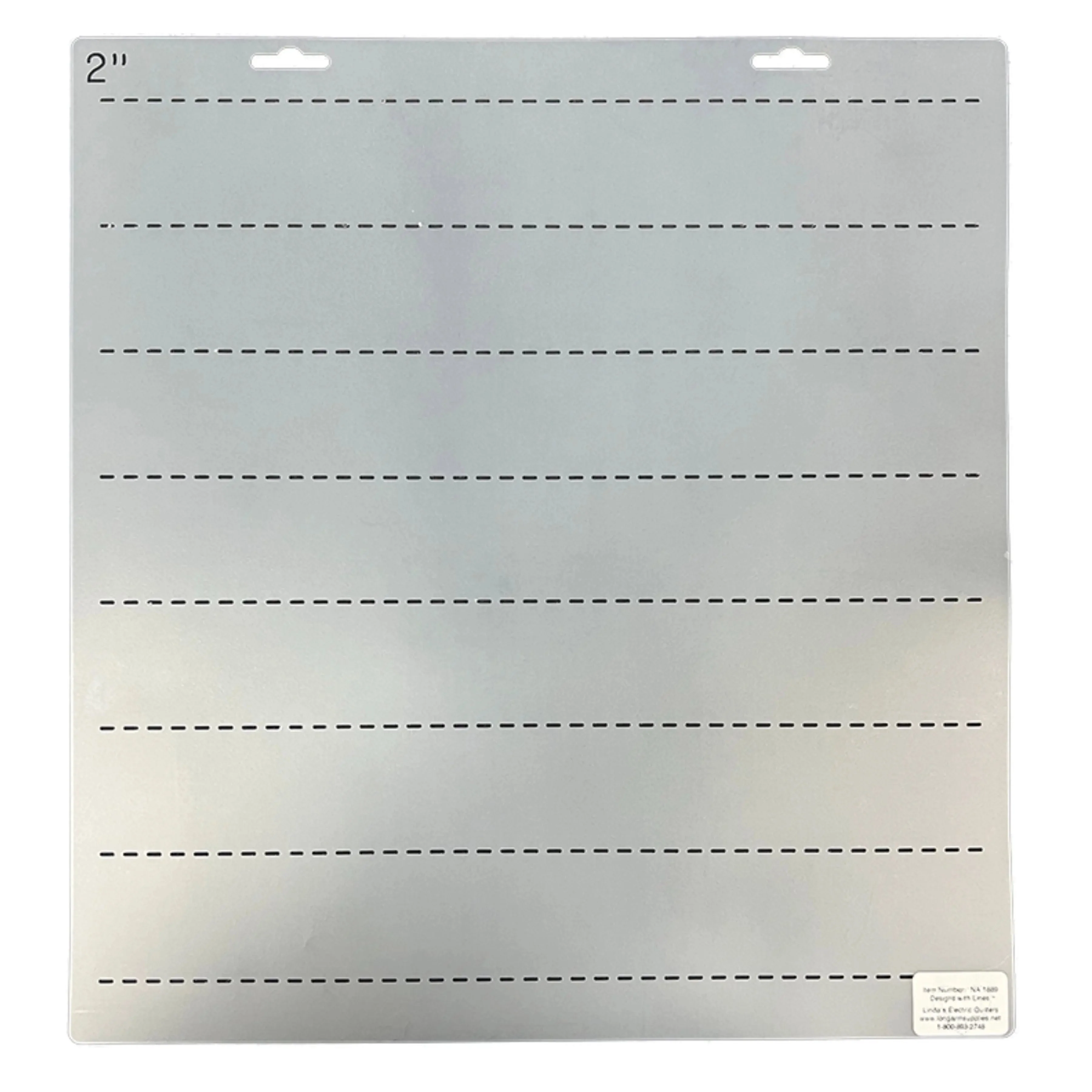 2" Straight Lines 14" Quilt Stencil