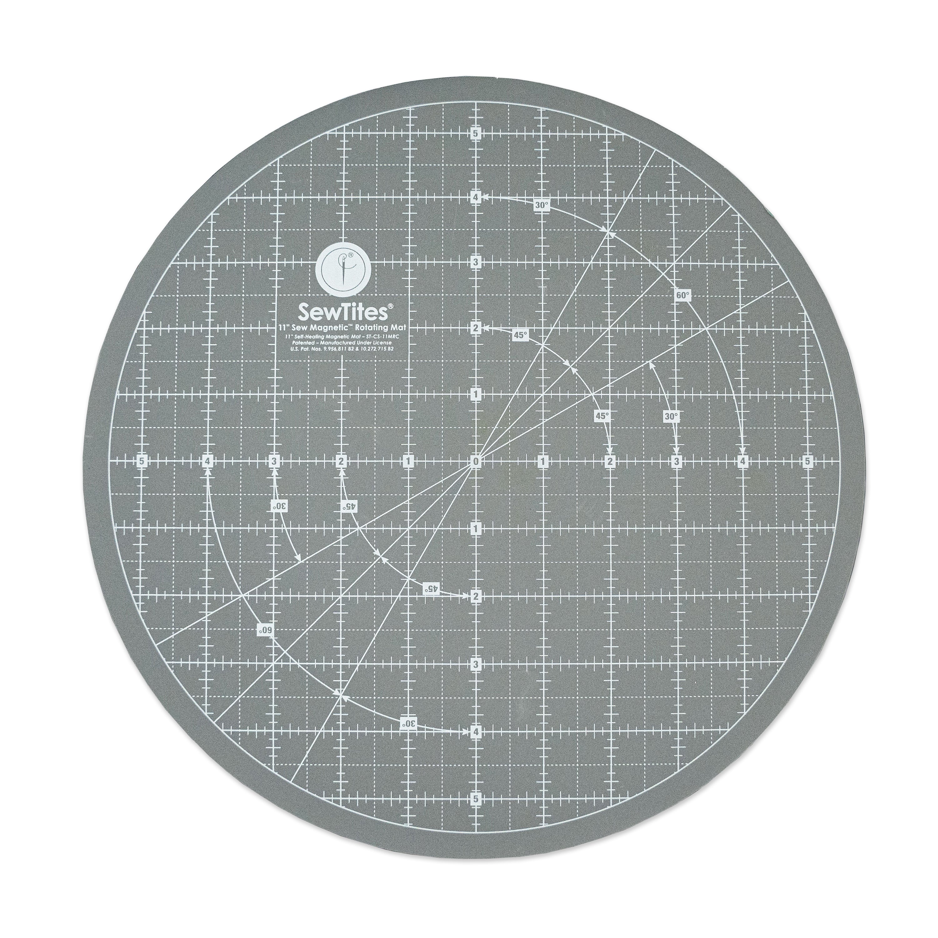 Sew Magnetic 11" Rotating Self-Healing Cutting Mat by SewTites 1 Sew Magnetic 11" Rotating Self-Healing Cutting Mat by SewTites