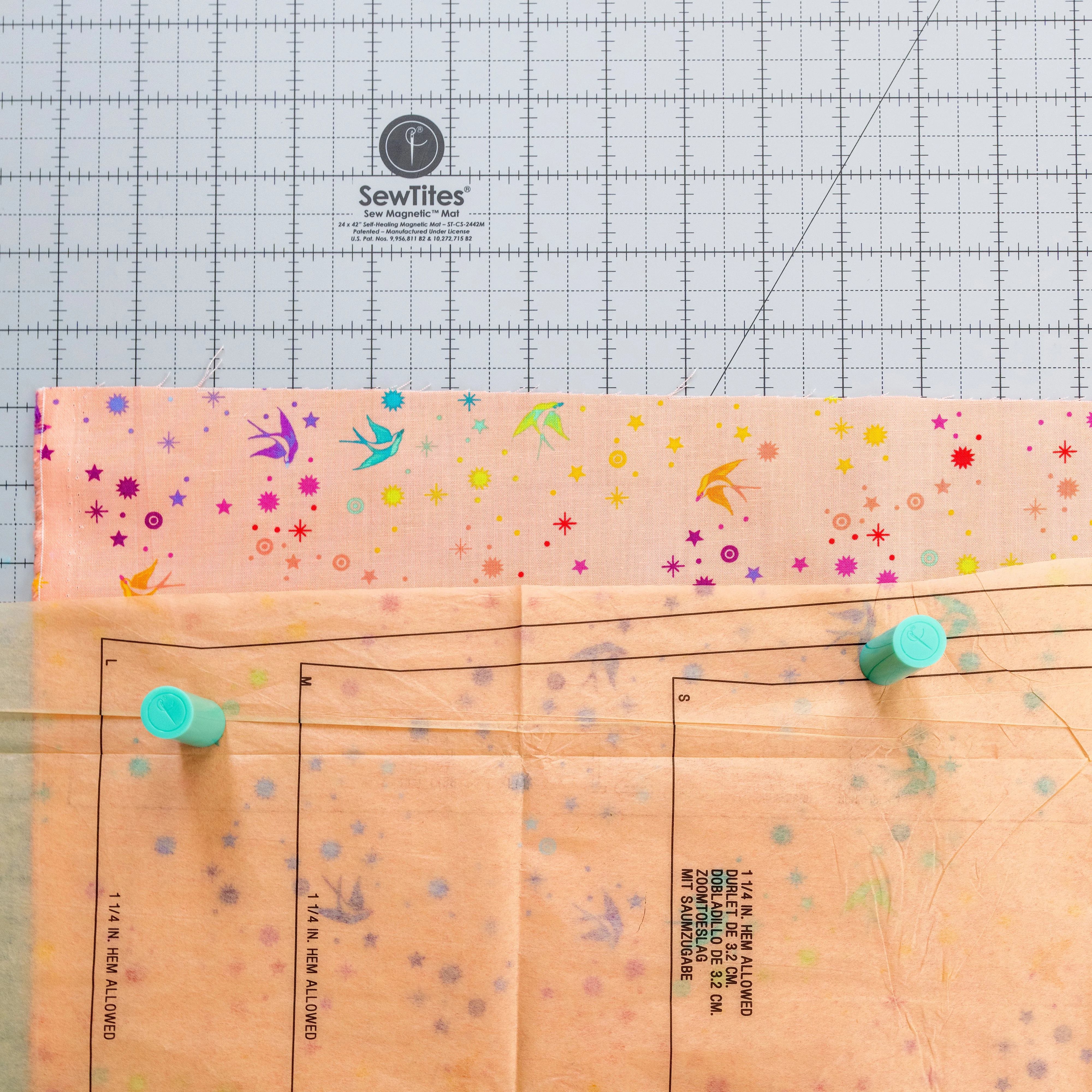 Sew Magnetic 24" x 42" Self-Healing Cutting Mat by SewTites 7 Sew Magnetic 24" x 42" Self-Healing Cutting Mat by SewTites