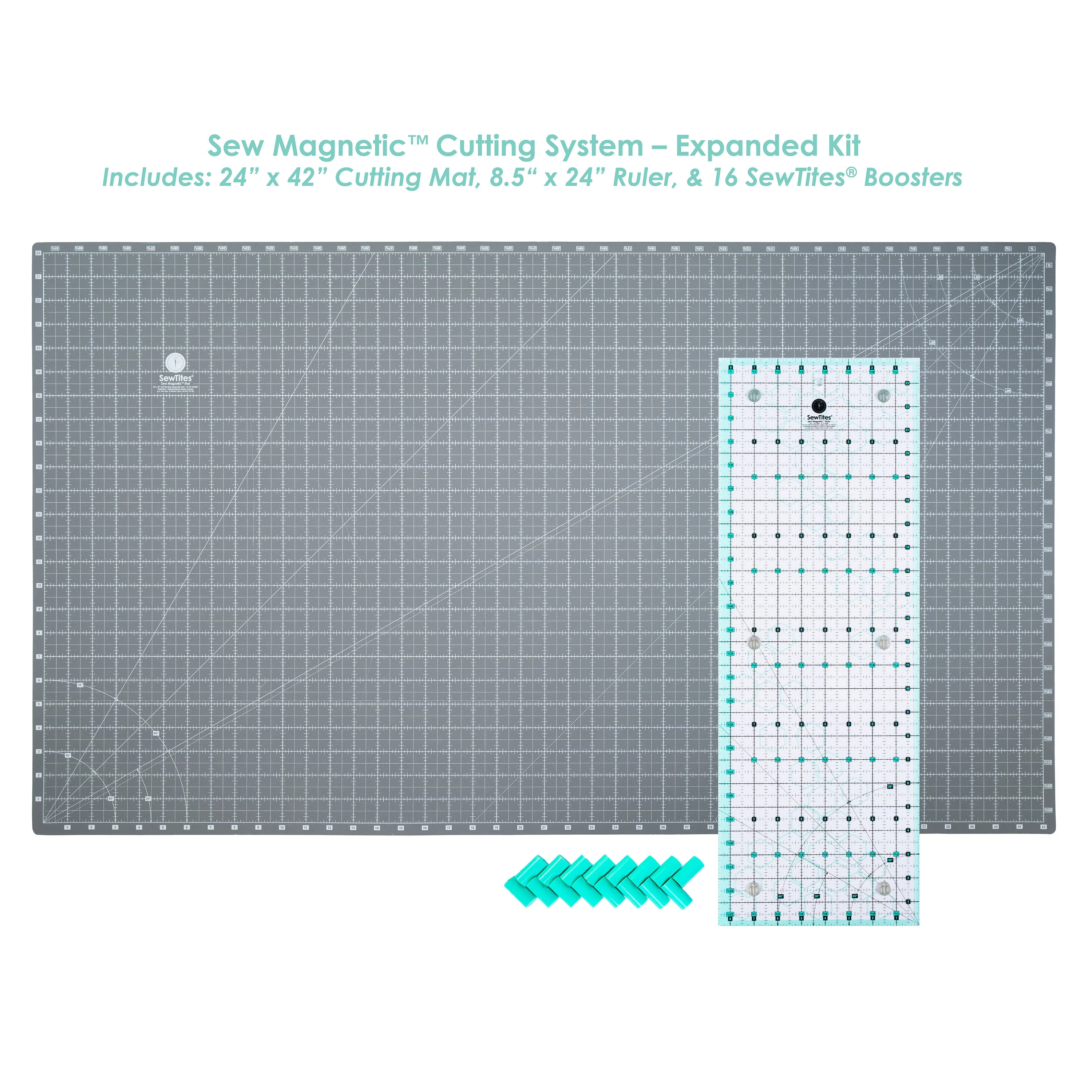 Sew Magnetic Cutting System - Expanded Kit by SewTites 1 Sew Magnetic Cutting System - Expanded Kit by SewTites