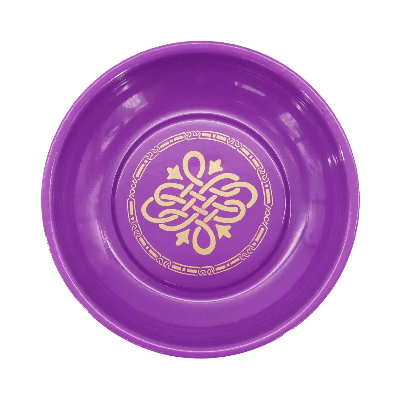 Magnetic Pin Dish Purple & Gold 1 Magnetic Pin Dish Purple & Gold