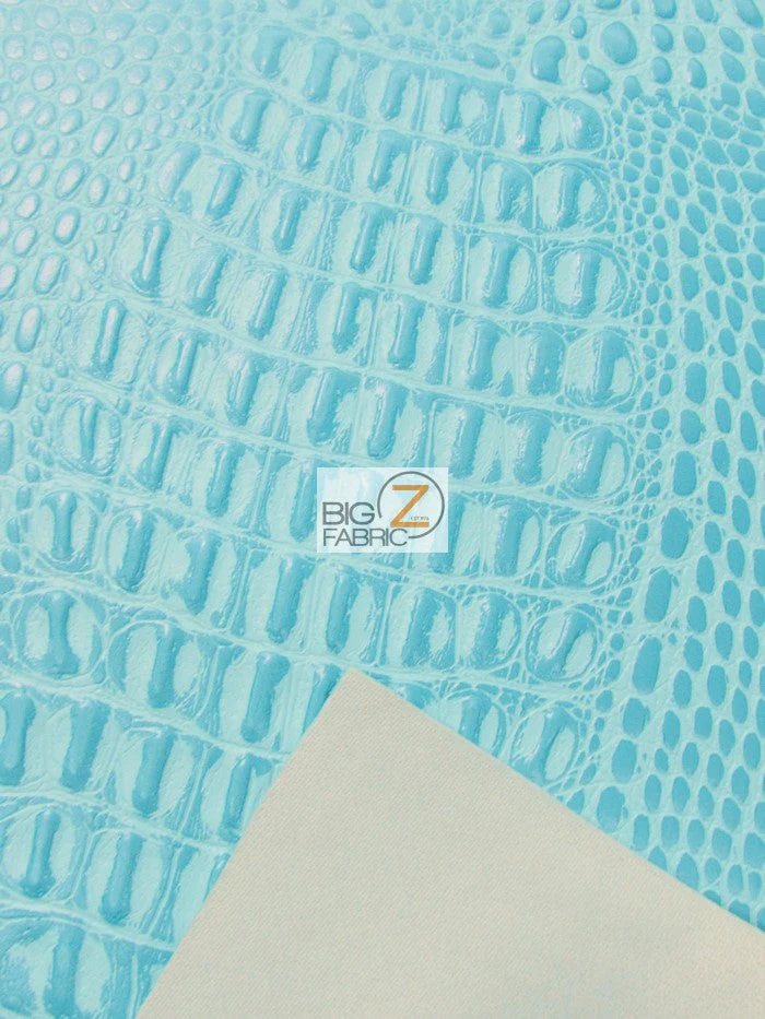 Crush Orange Crocodile Marine Vinyl Fabric / Sold By The Yard 5 Crush Orange Crocodile Marine Vinyl Fabric / Sold By The Yard