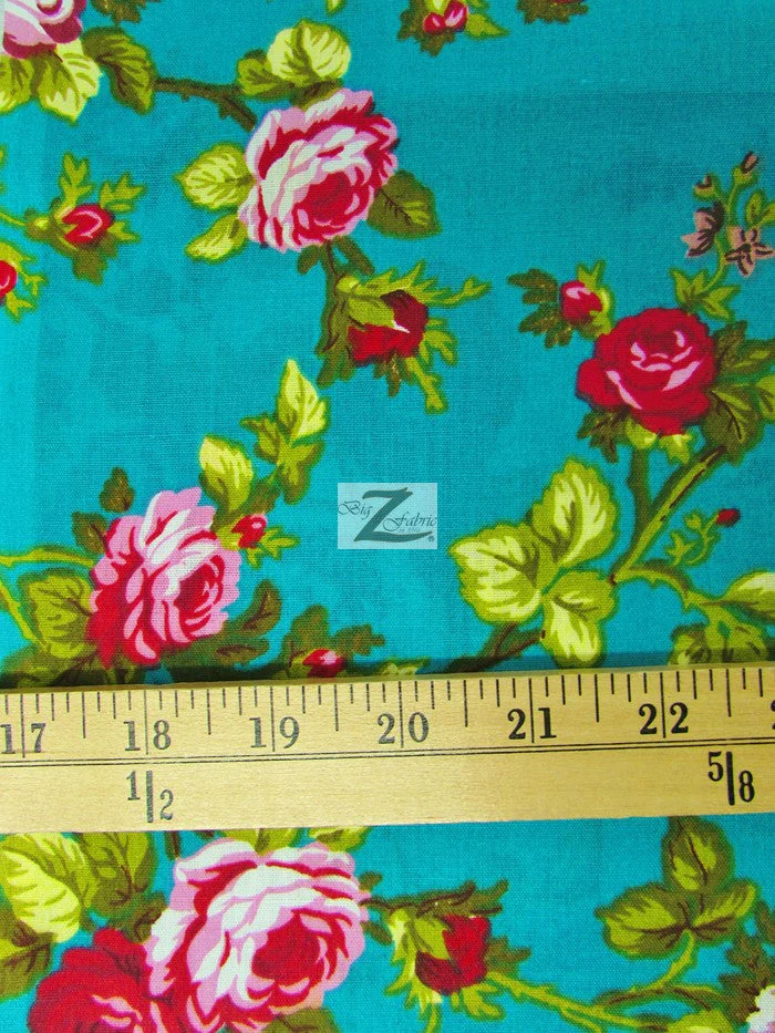 Daffodils Flower Black Poly Cotton Fabric 2 Daffodils Flower Black Poly Cotton Fabric