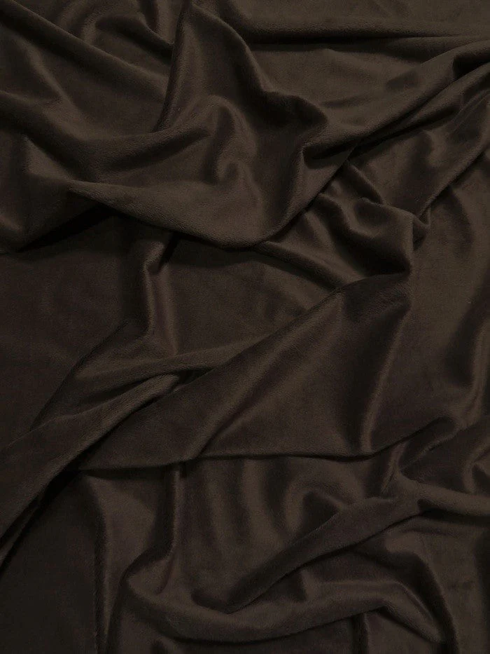 Dark Chocolate Minky Solid Baby Soft Fabric 1 Dark Chocolate Minky Solid Baby Soft Fabric