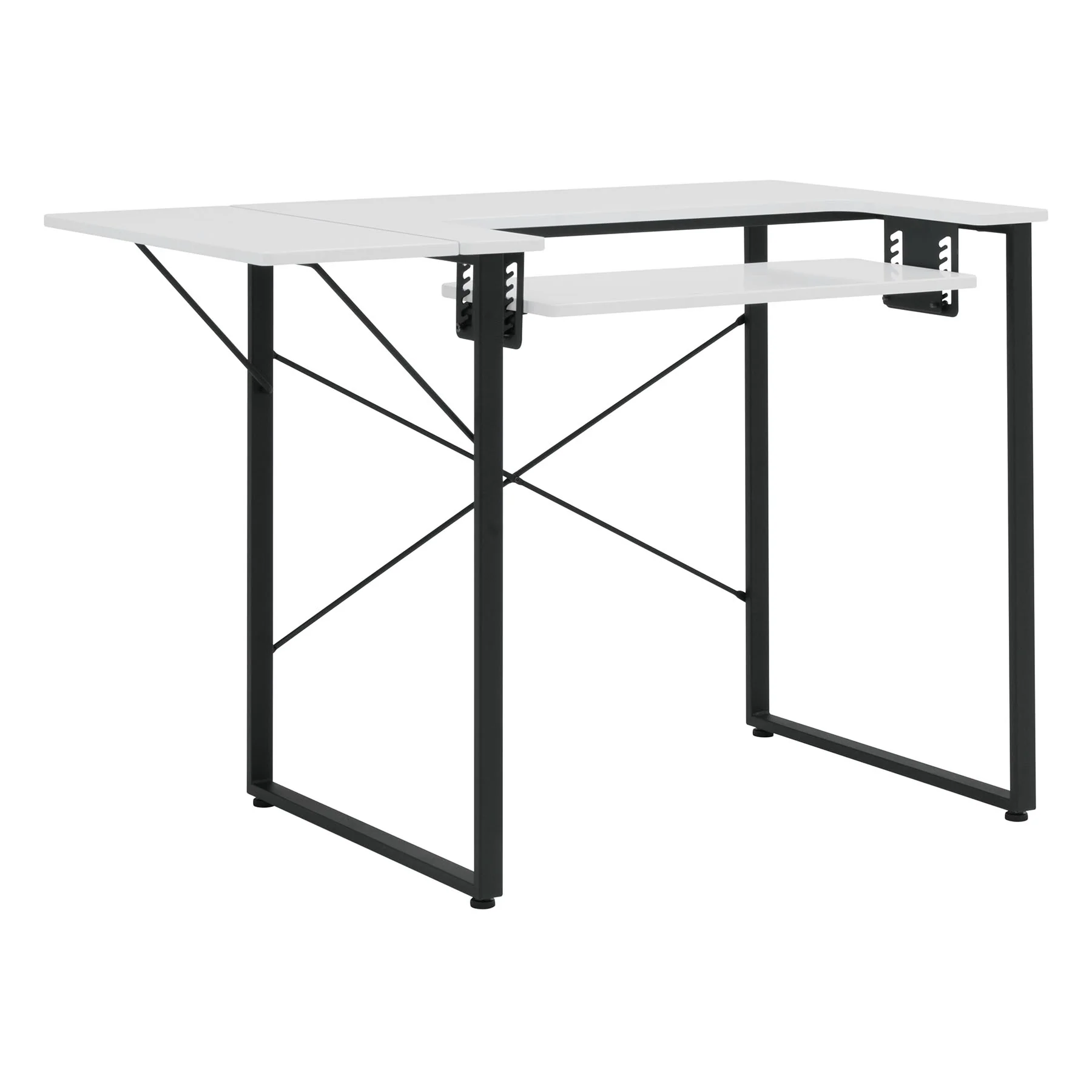 Dart Sewing Table Graphite / White