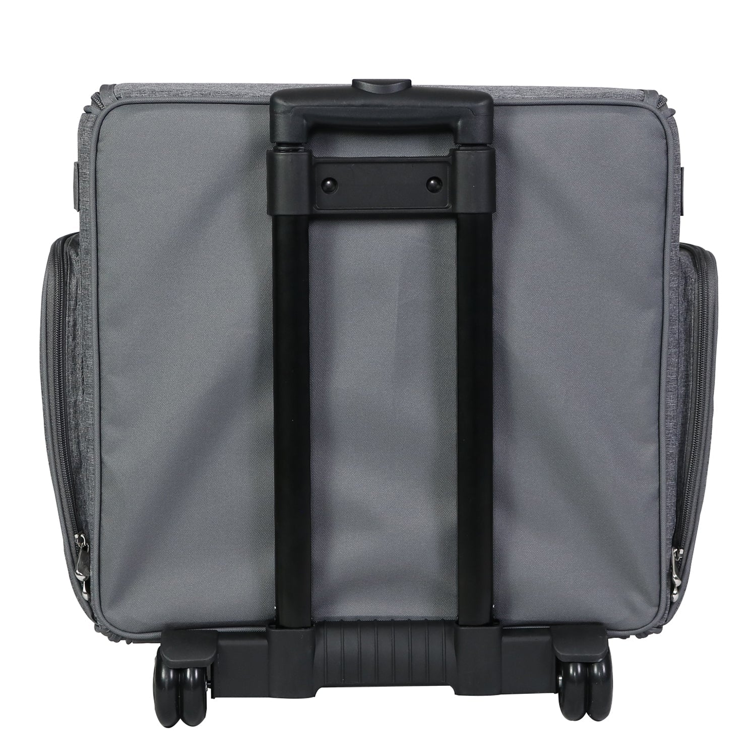 Deluxe Collapsible Rolling Craft Case, Heather 6 Deluxe Collapsible Rolling Craft Case, Heather