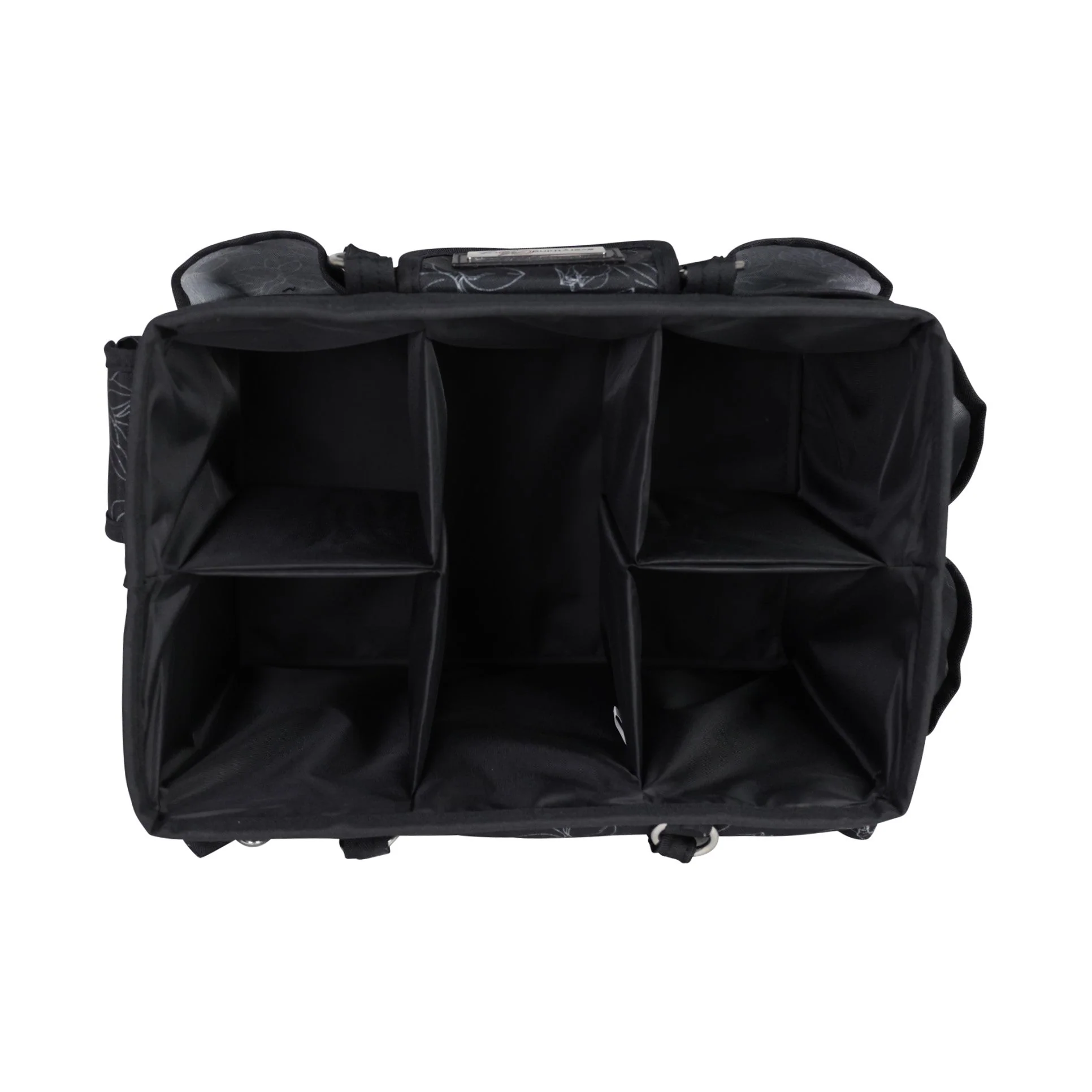 Deluxe Store & Tote Craft Organizer, Black & White Floral 9 Deluxe Store & Tote Craft Organizer, Black & White Floral