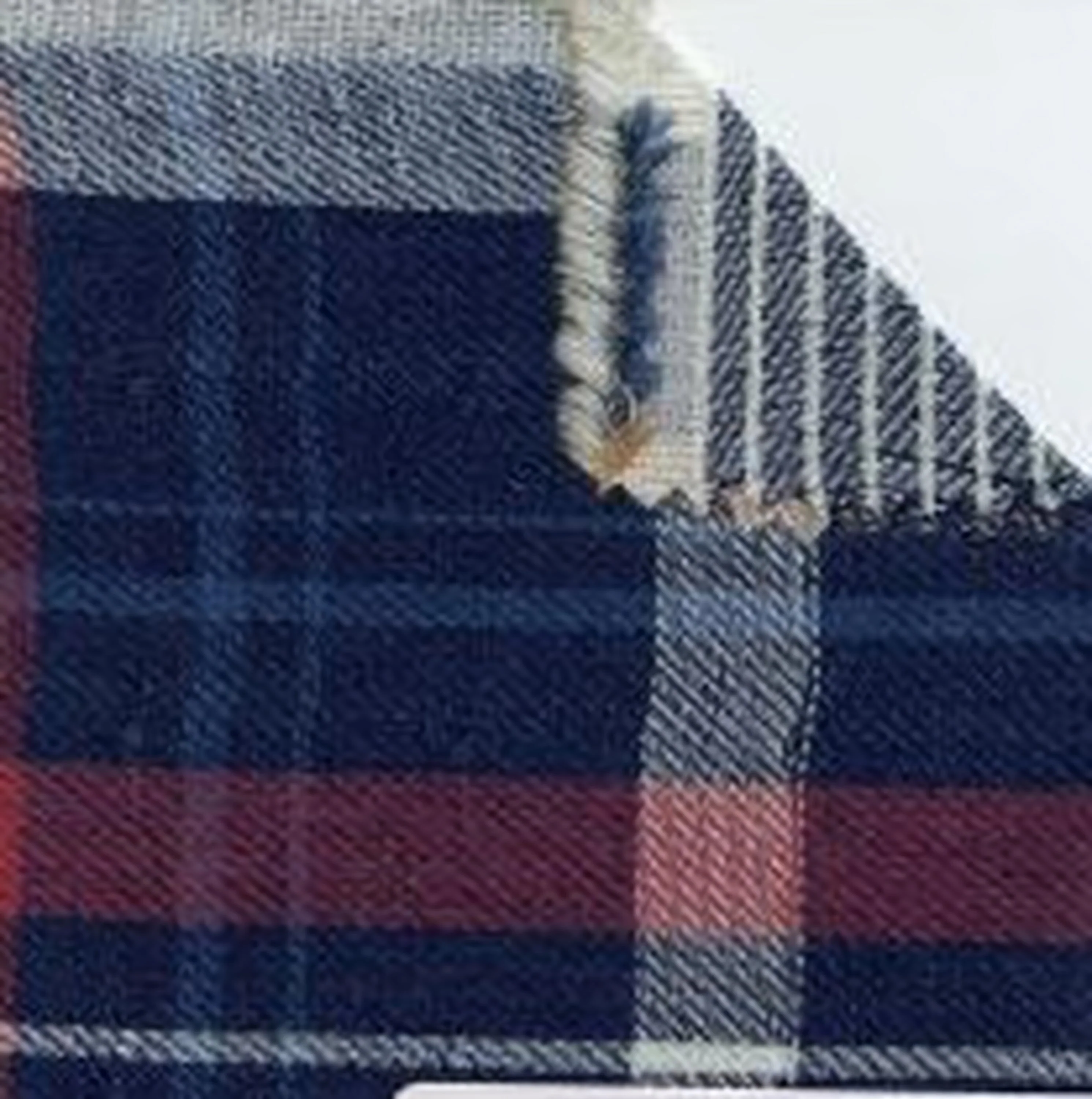 Double-Gauze Multi-Color Plaid Twill Fabric 1 Double-Gauze Multi-Color Plaid Twill Fabric