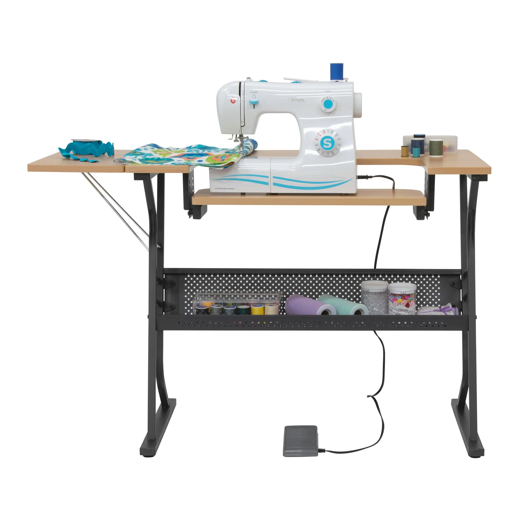 Eclipse Hobby Table Black / Maple 2 Eclipse Hobby Table Black / Maple