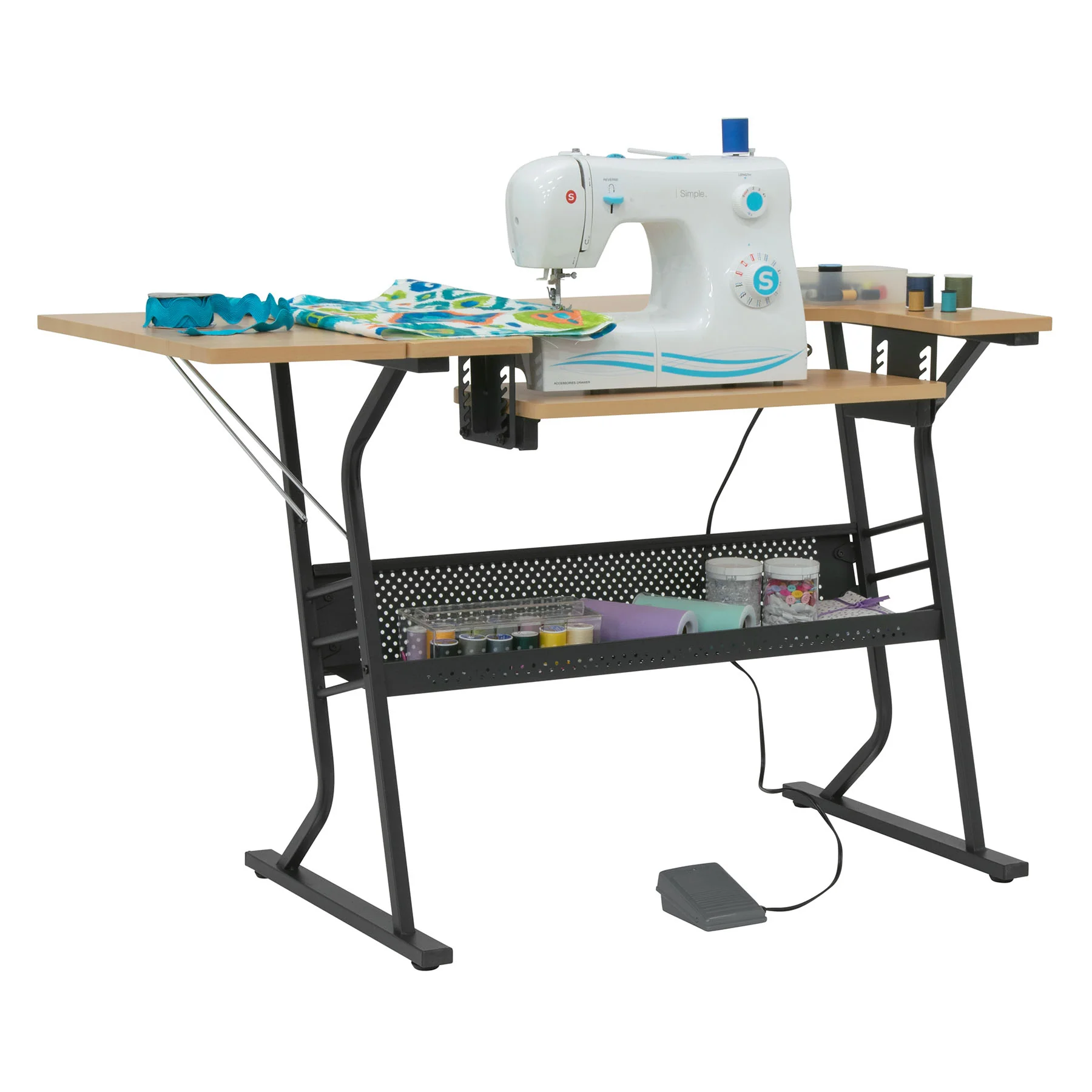 Eclipse Hobby Table Black / Maple 5 Eclipse Hobby Table Black / Maple